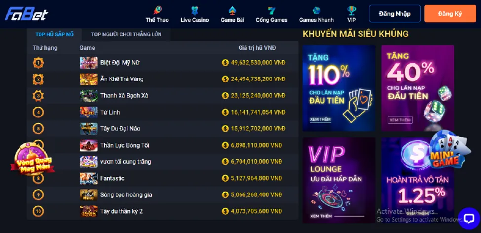 Vòng quay miễn phí Nổ Hũ 13tr88